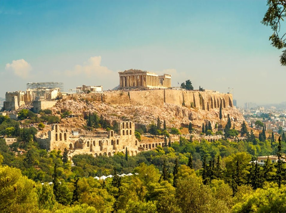 An image of the Acropolis